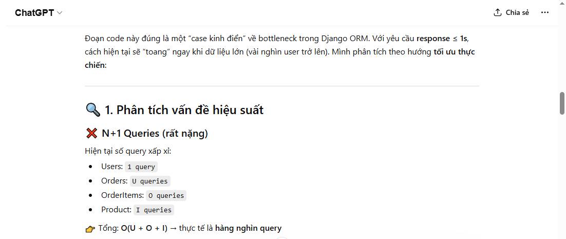 Mẫu prompt tối ưu hóa hiệu suất code