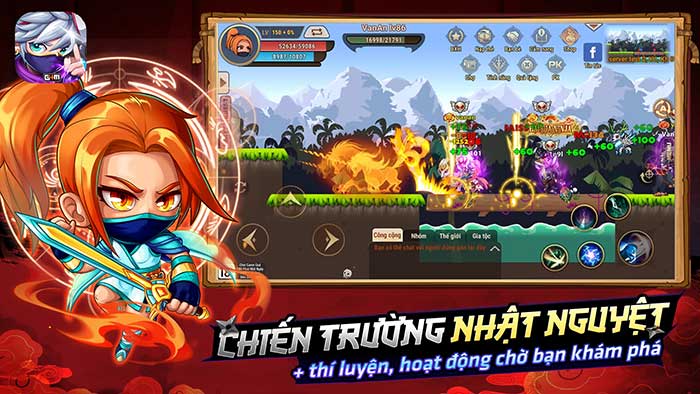 Tham gia những chiến trường khốc liệt để trở thành Nhẫn Giả hàng đầu trong Học Viện Ninja: Shinobi Battle