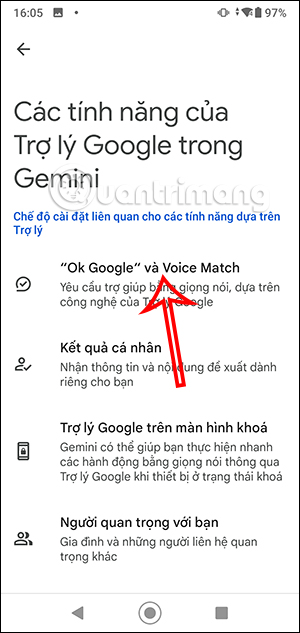 Kích hoạt Gemini