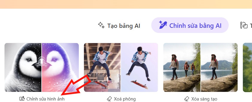 Chỉnh sửa hình ảnh bằng AI