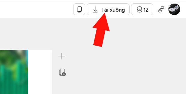 Tải ảnh trên Microsoft Designer