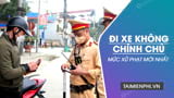 Mức phạt đi xe không chính chủ mới nhất 2023