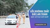  Mức phạt lỗi không thắt dây an toàn 2023 mới nhất hiện nay 