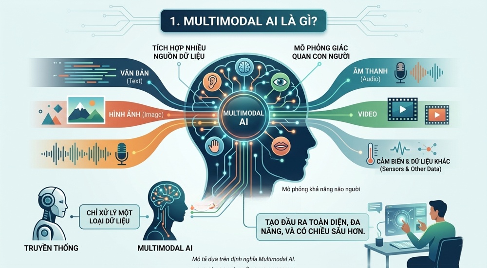  Multimodal AI: Bước tiến hóa từ máy móc thông minh đến máy móc biết cảm nhận 
