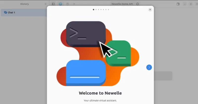 Mở Newelle trên Linux