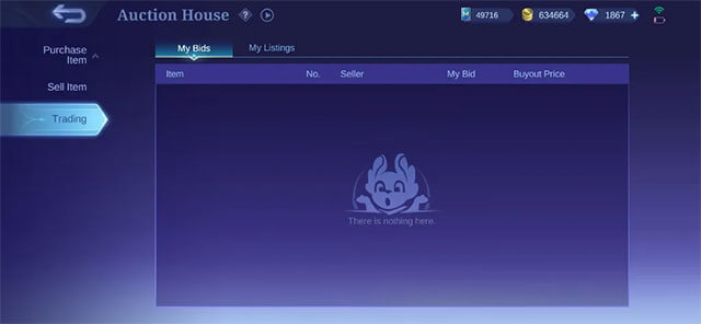 Cách truy cập Auction House trong MLBB