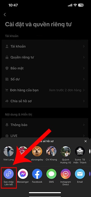 cach lay link tai khoan TikTok 4*429328