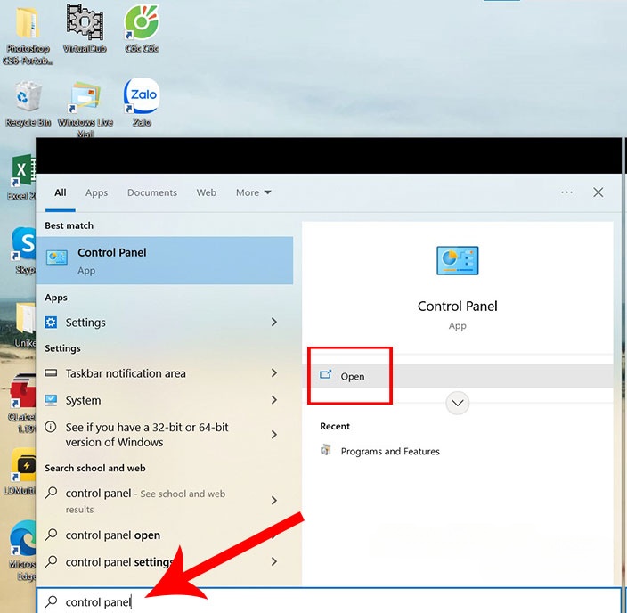  Những cách mở Control Panel nhanh chóng 