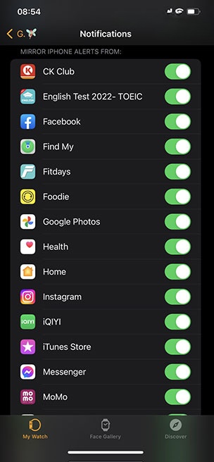 Apple Watch notification 5*373736