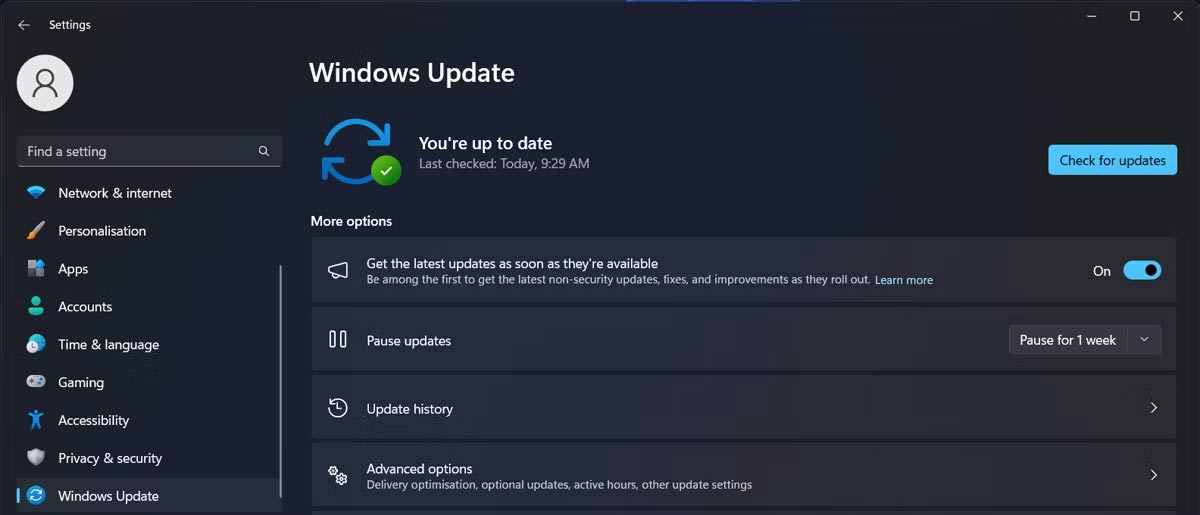 Khởi động lại PC