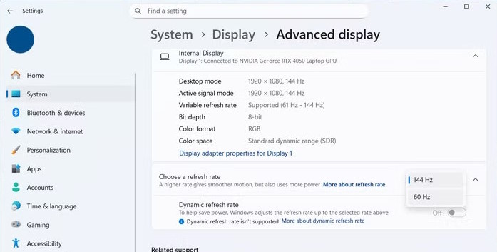 Advanced Display