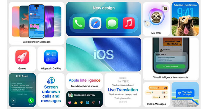 Những tính năng mới có trong iOS 26