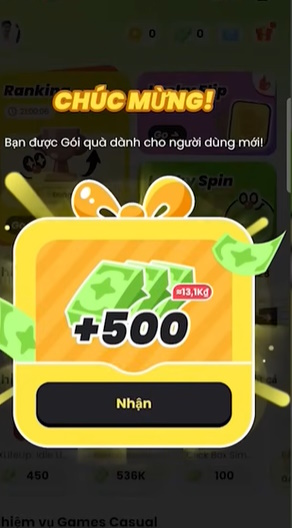 Nhận phần thưởng cho người mới trên PinJoy