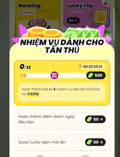 Nhiệm vụ dành cho tân thủ PinJoy
