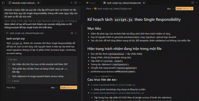 Plan Cursor để làm gì?