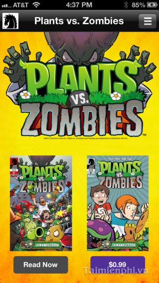  Plants vs Zombies ComicsHọc tiếng Anh qua truyện tranh bằng iPhone, iPad 