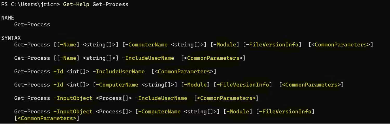 Tham số cú pháp lệnh cmdlet