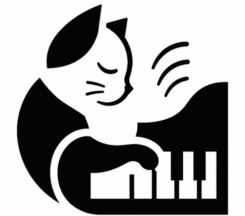 Logo đen trắng tạo trên ChatGPT