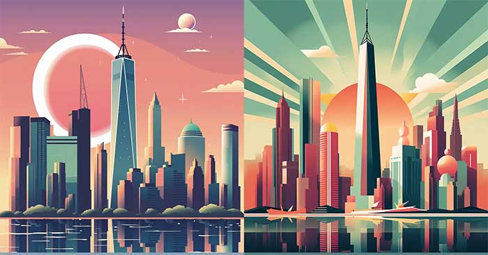  Prompt AI tạo poster Art Deco phong cách thập niên 