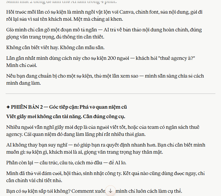 Viết bài viral theo cấu trúc