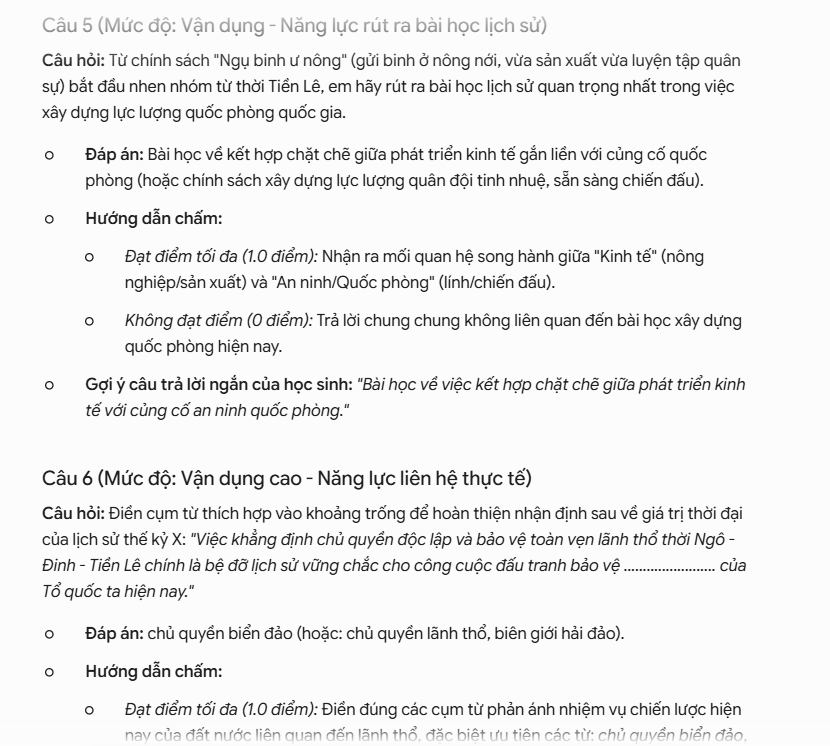 Xây dựng đề theo chuẩn