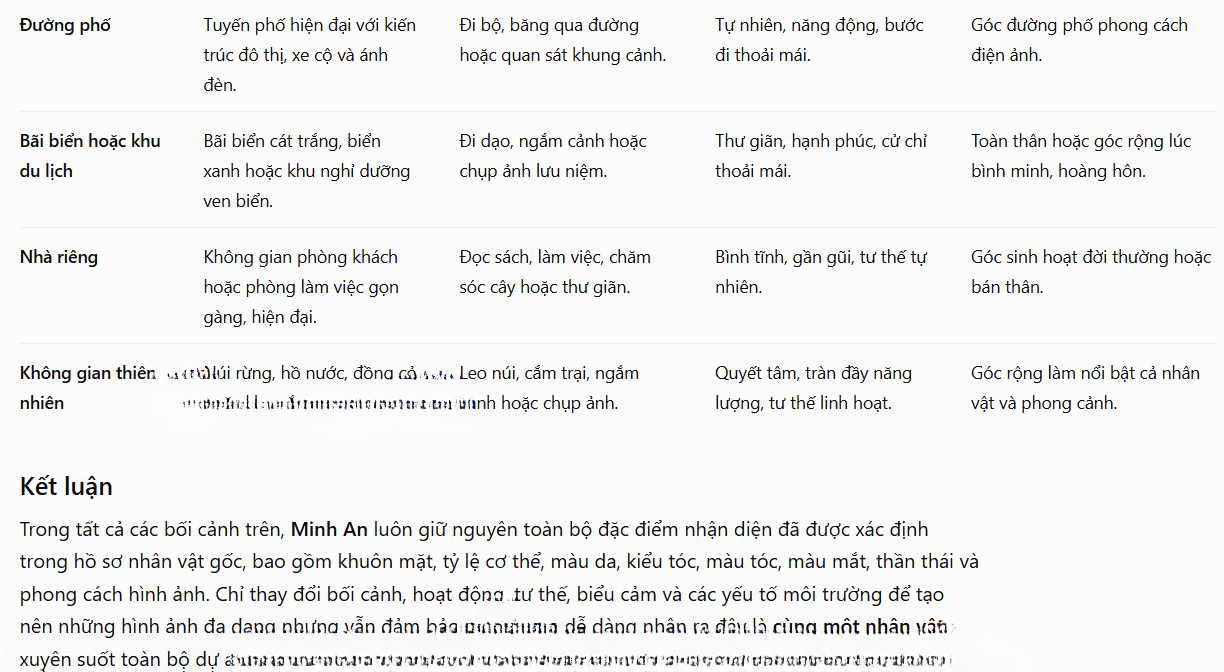 Bối cảnh nhân vật