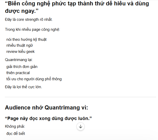 Prompt tìm điểm khác biệt cá nhân