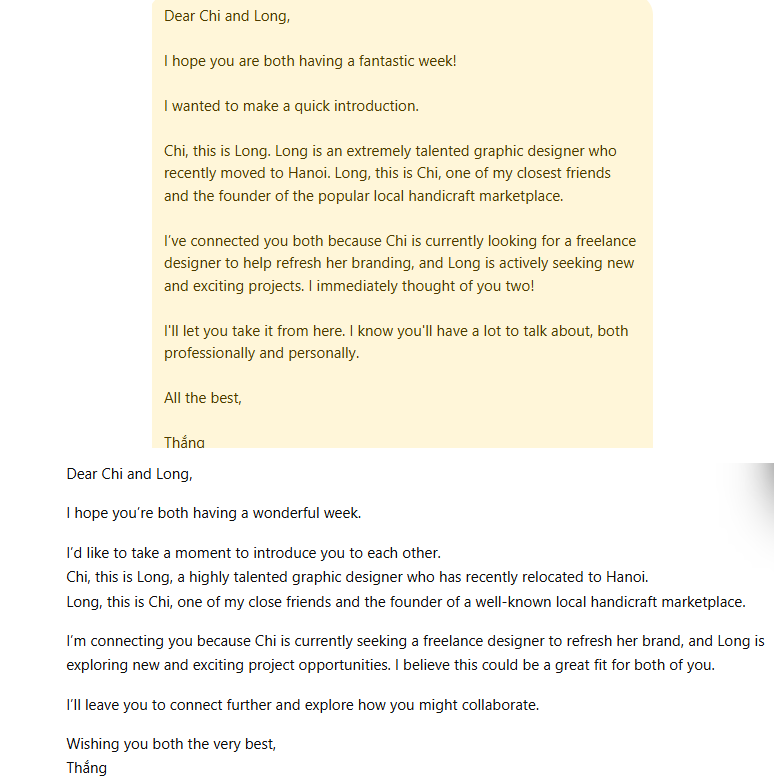 Prompt chỉnh giọng điệu email