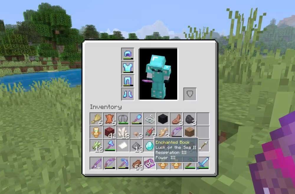 Công dụng bùa chú hô hấp Minecraft