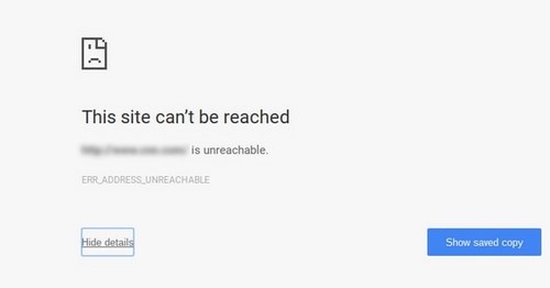 loi this site cant be reach