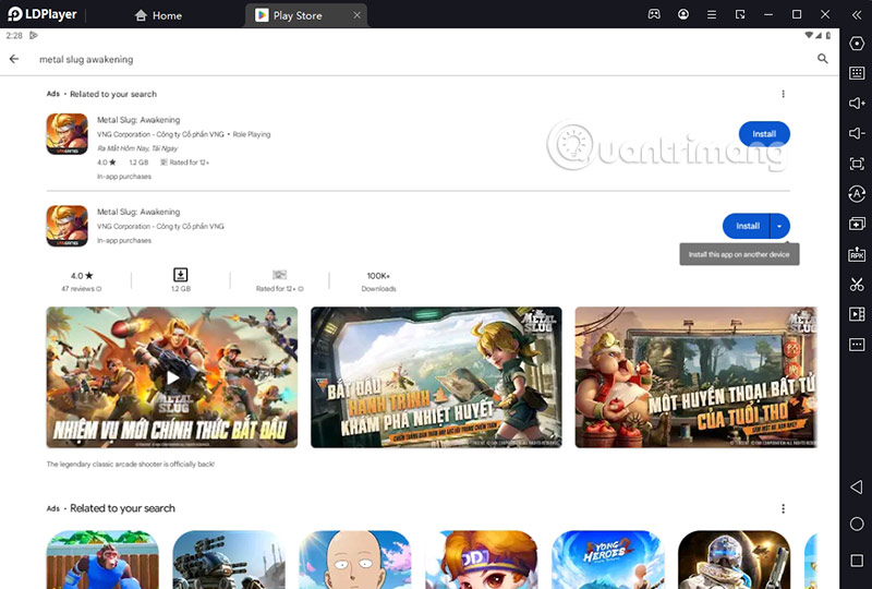 tai metal slug may tinh