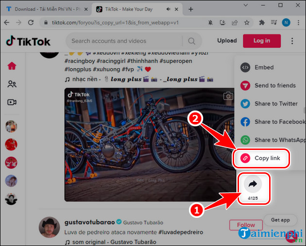 tai video tiktok khong logo tren ios