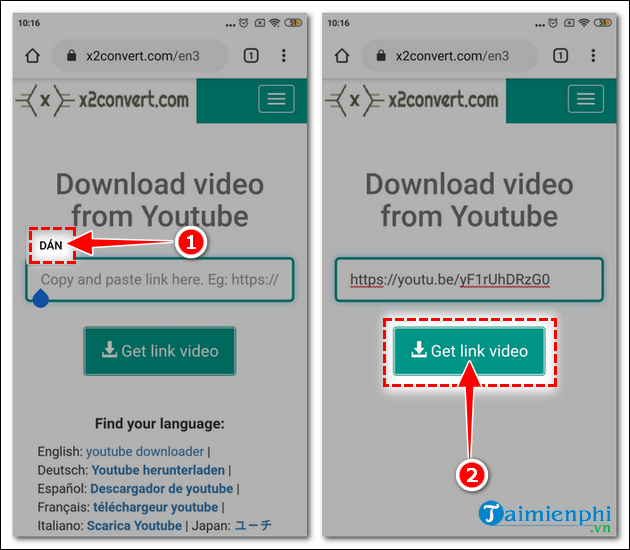 tai video youtube tren android