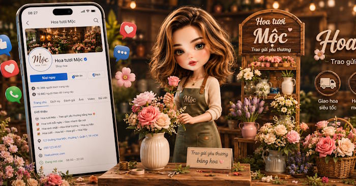  Tạo ảnh chibi 3D fanpage theo ngành nghề cực hot 