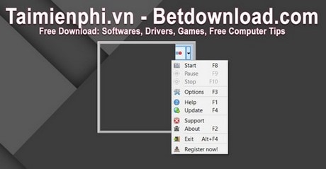 tao anh dong bang screen gif