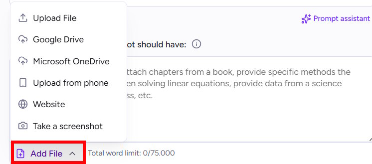 Tài liệu cho Chatbot trên Magic School