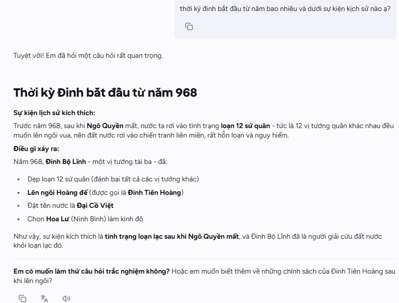 Hỏi đáp với Chatbot cho học sinh trên Magic School