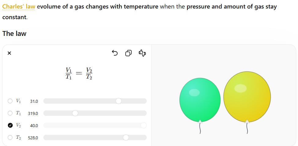 How Charles’ law works