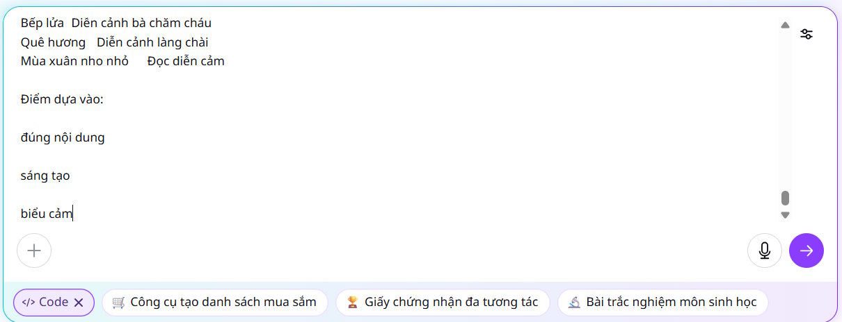 Code tạo trò chơi trên Canva AI