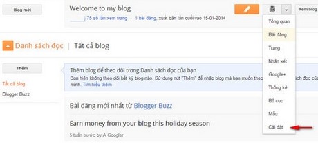 Thêm tài khoản quản trị trong Blogger them tai khoan quan tri trong blogger
