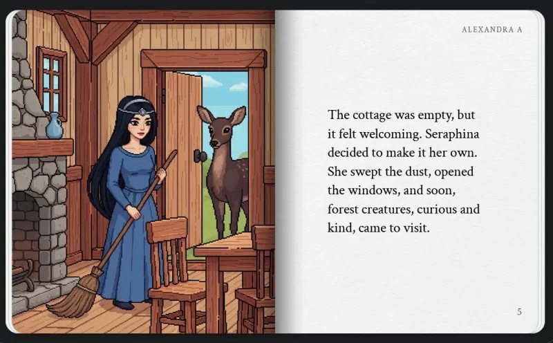 Truyện tranh Gemini sử dụng phong cách pixel.