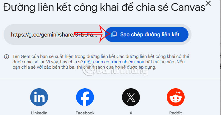 Link chia sẻ truyện tranh Storybook trên Gemini