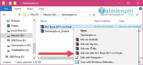 tao usb boot chuan uefi voi dlc boot 2