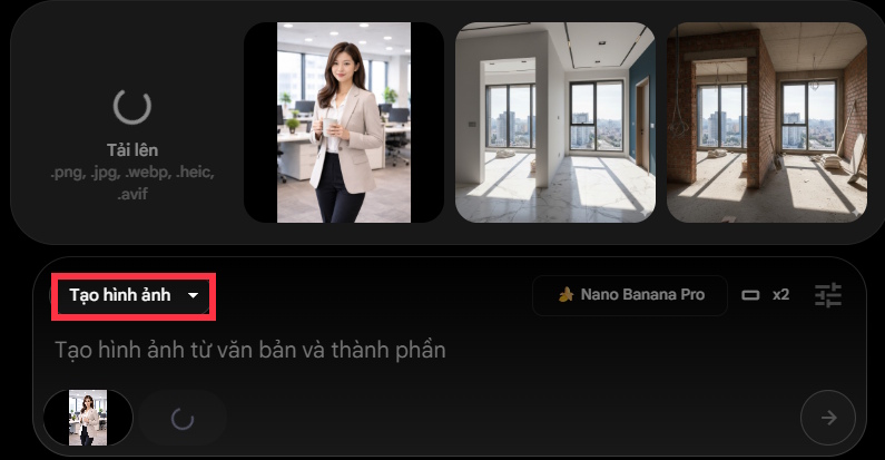 Chế độ tạo hình ảnh