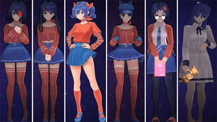 Một số phiên bản Mita trong MiSide