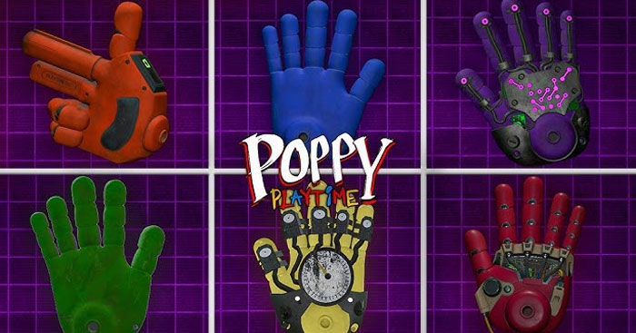 Tất cả Grabpack trong series Poppy Playtime