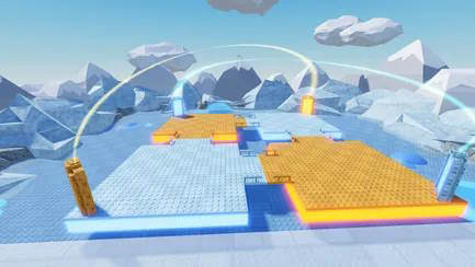 Bản đồ Polar Portals trong game Knockout Roblox