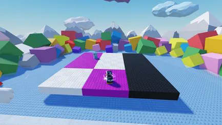 Bản đồ Color Block trong game Knockout Roblox
