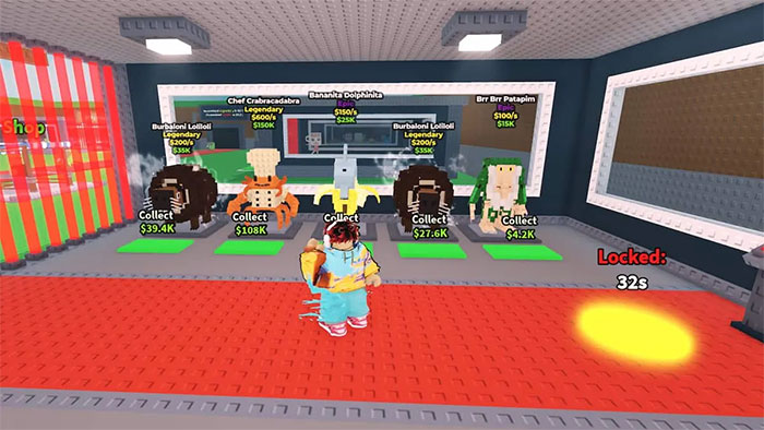 Một số nhân vật trong Steal A Brainrot