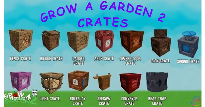  Tất cả Thùng vật phẩm (Crates) trong Grow a Garden 2 